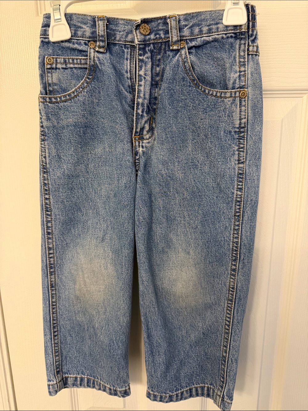 Vintage Faded Glory Light Blue Straight Boy's Jeans